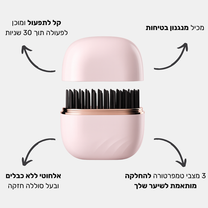 Glow - החלקת שיער בקלות ובכל מקום