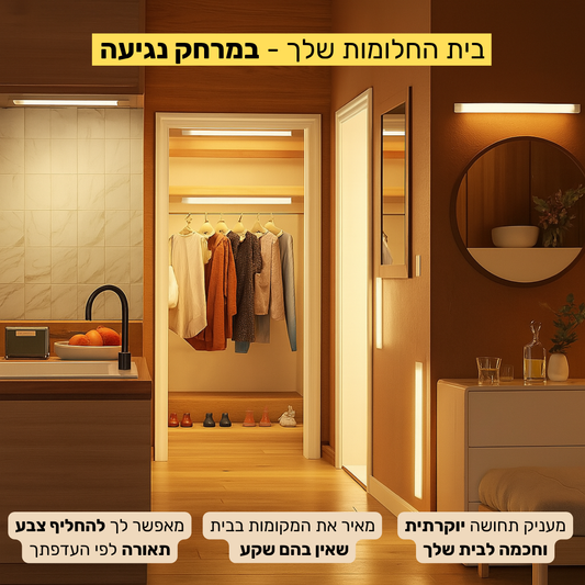 מנורה אלחוטית מתקדמת בהתקנה פשוטה