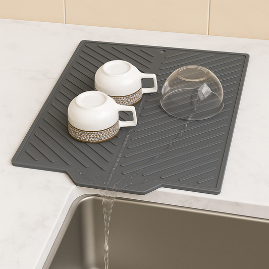 DripAway - משטח חכם לייבוש כלים